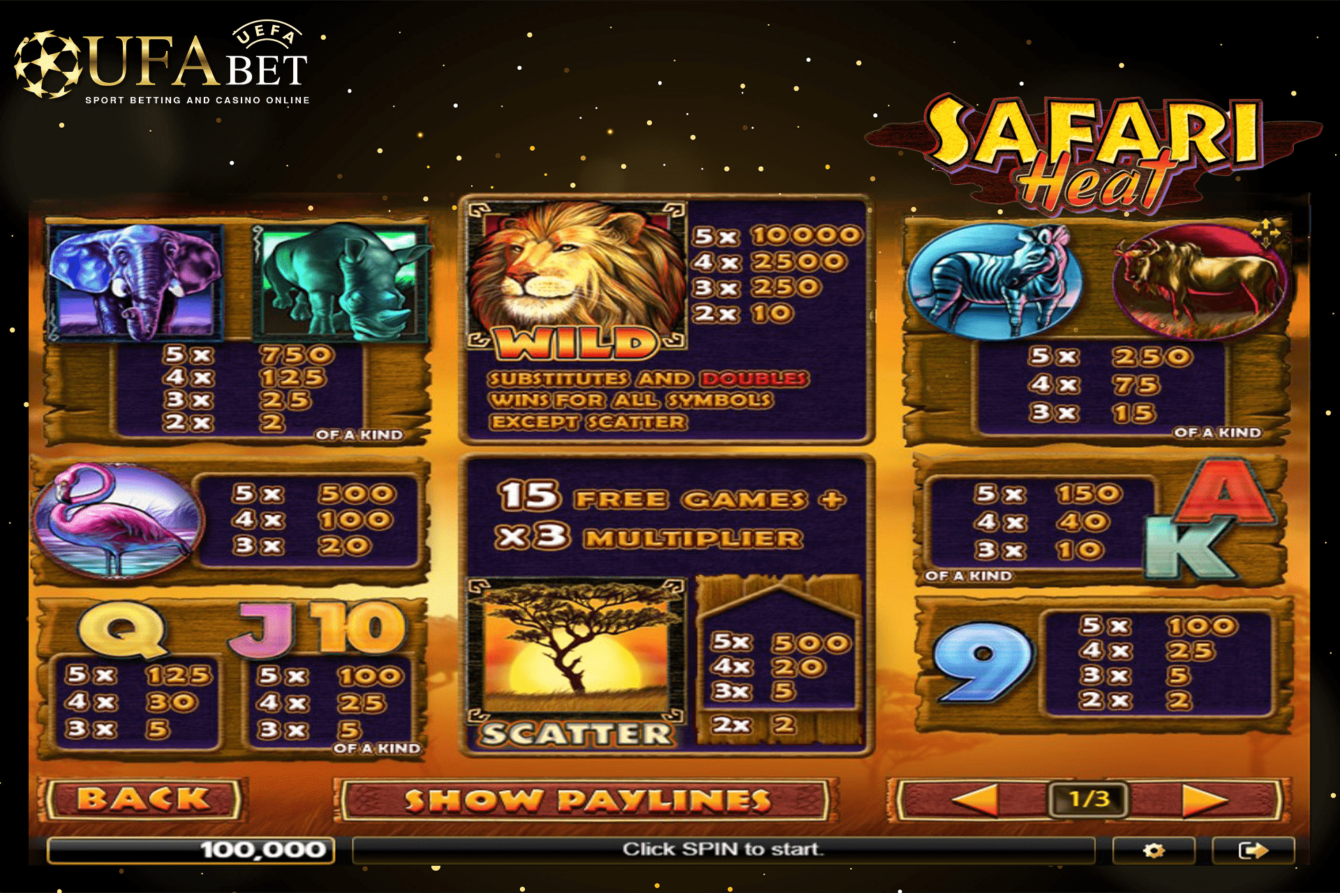 SAFARI HEAT SLOT